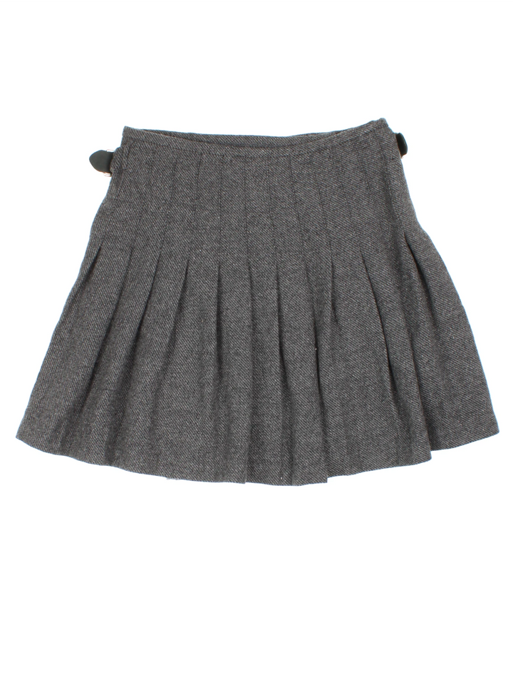 Vintage O'Neil Pleated Wool Skirt (Size M)