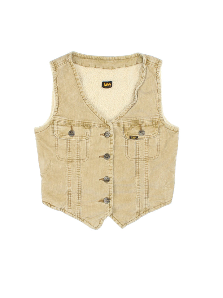 Lee Sherpa Lined Vest (Size XXS)