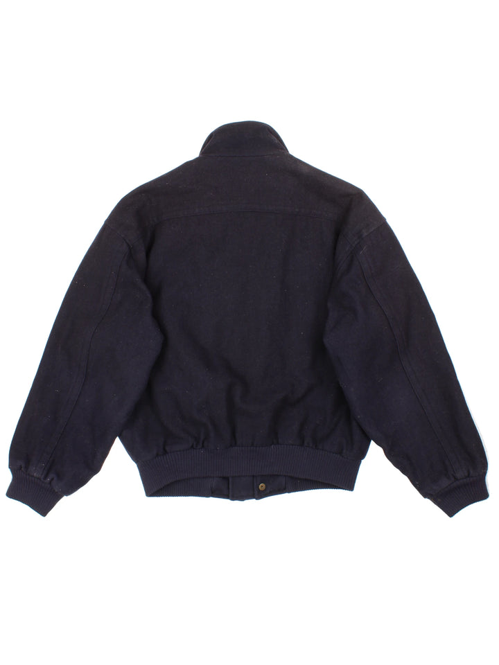 Vintage Carrera Wool Bomber Jacket (Size L)