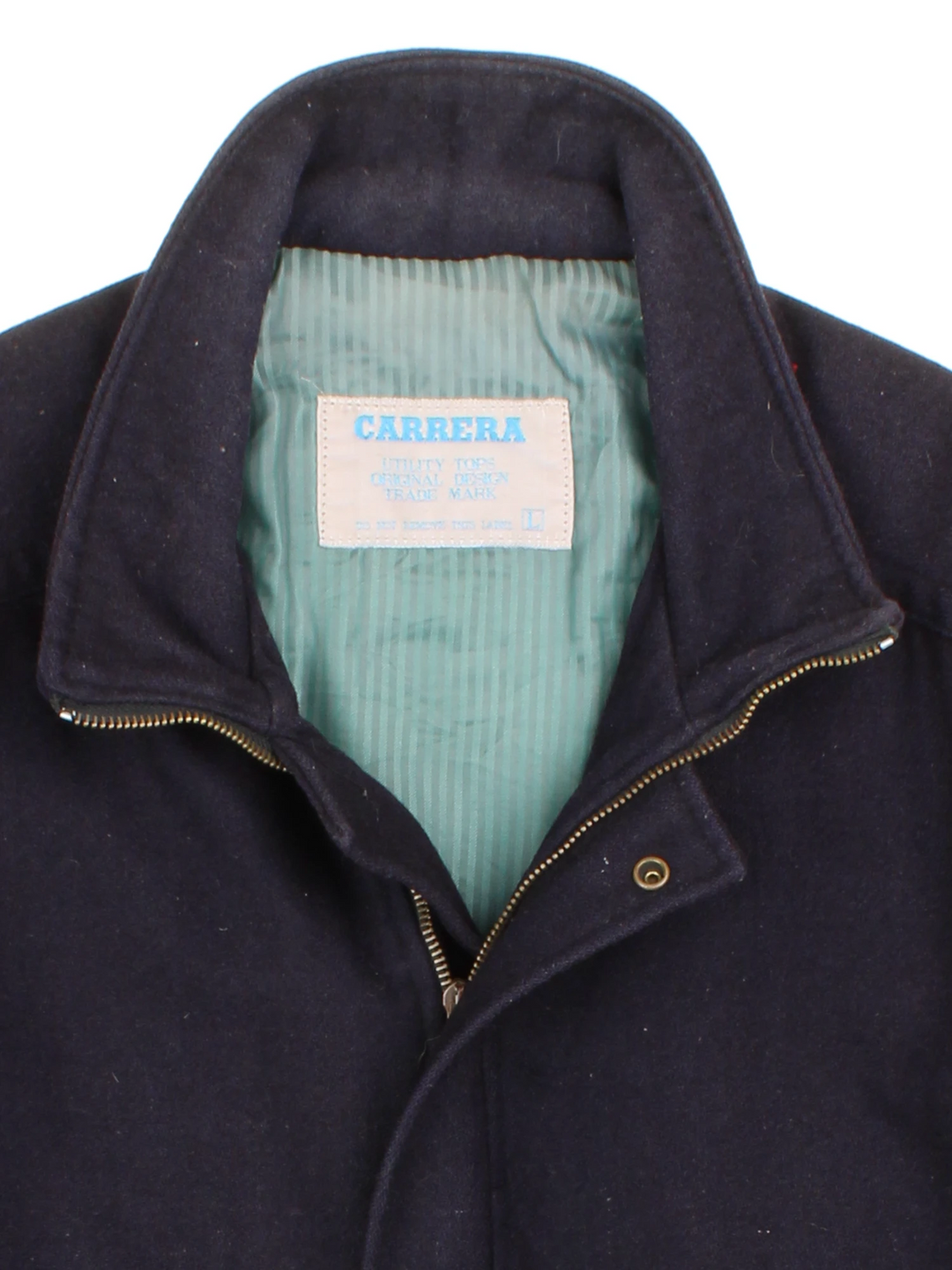 Vintage Carrera Wool Bomber Jacket (Size L)