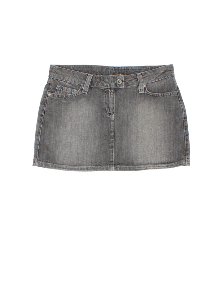 Y2K Denim Diesel Mini Skirt (Size XL)