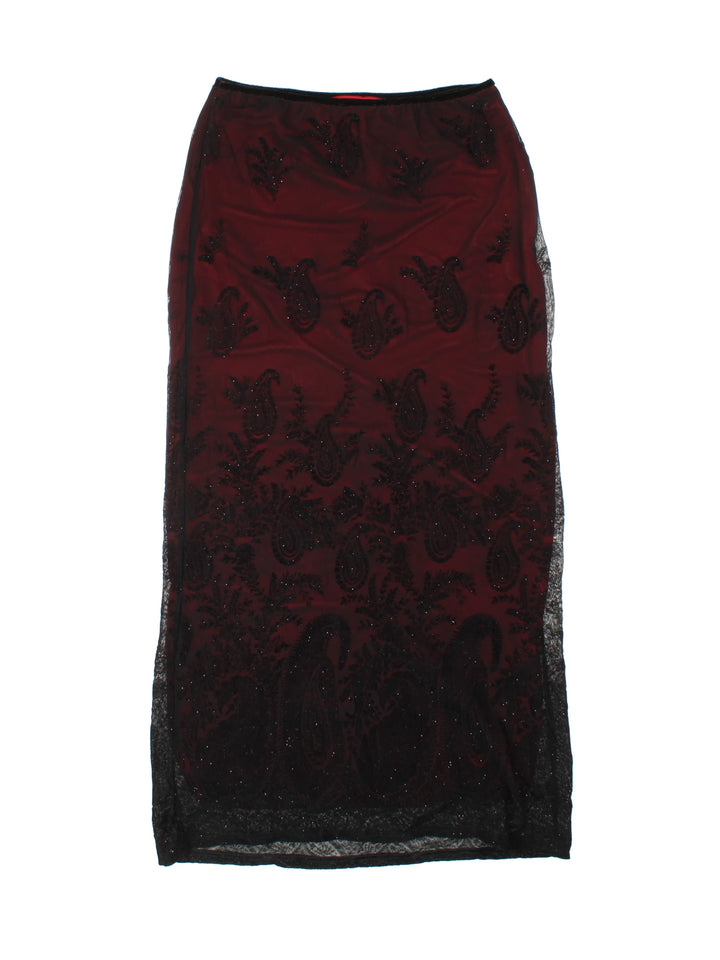 Y2K New Look Maxi Skirt (Size XL)