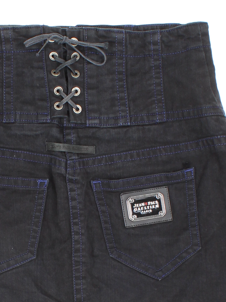Y2K Jean Paul Gaultier High Waisted Mini Skirt (Size L)