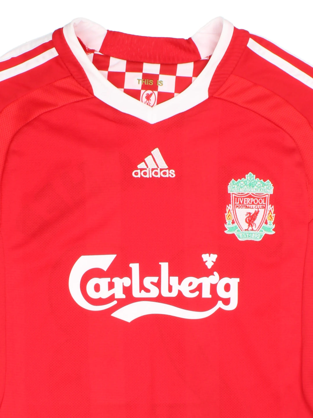 2008-2010 Liverpool F.C. Carragher Home Shirt (Size M)