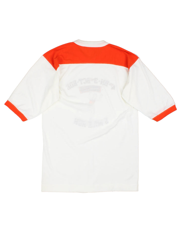 Vintage 1950's Running Ringer T-Shirt (Size S)