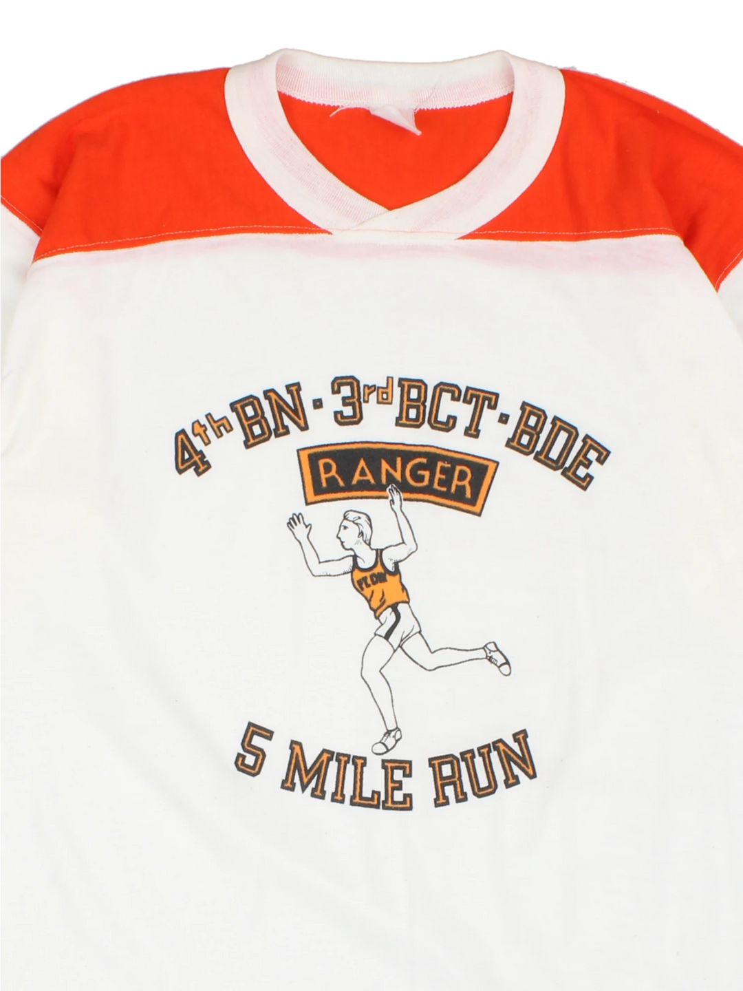 Vintage 1950's Running Ringer T-Shirt (Size S)