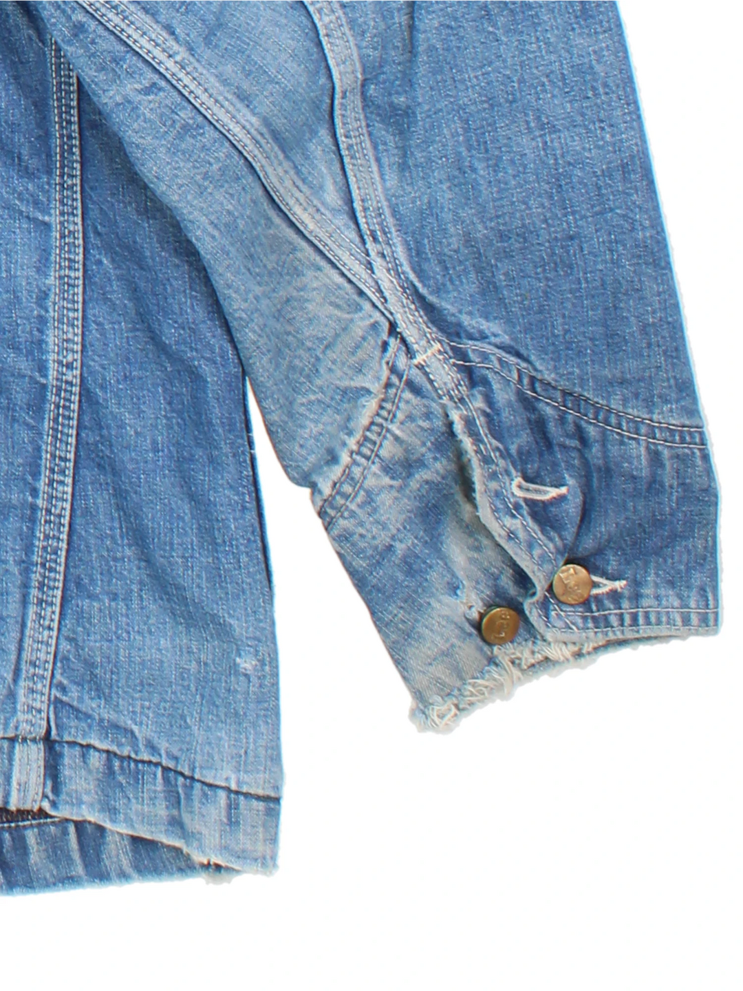 60s Lee Blanket Lined Denim Chore Coat (Size XXL)