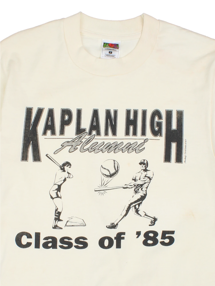 80's Kaplan High Graphic T-Shirt (Size XXS)