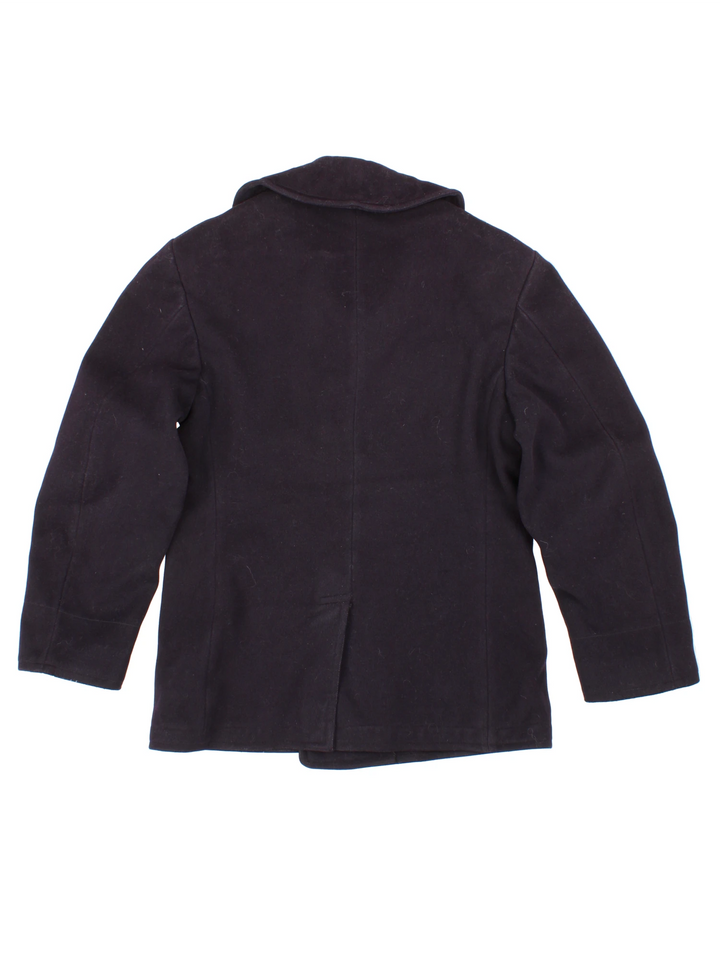 US Navy Pea Coat aus dem Zweiten Weltkrieg mit 10 Knöpfen (Größe XS)