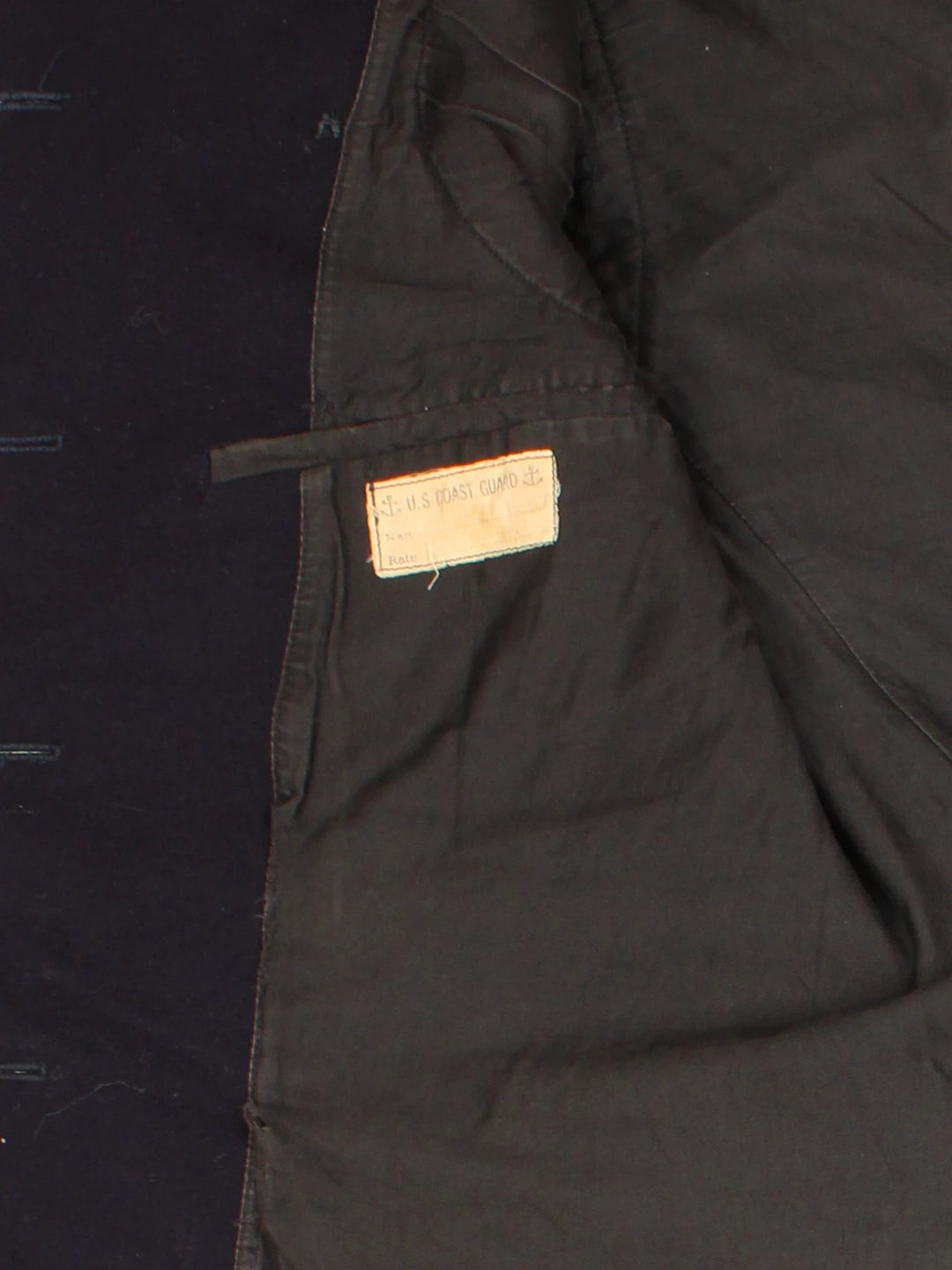 US Navy Pea Coat aus dem Zweiten Weltkrieg mit 10 Knöpfen (Größe XS)