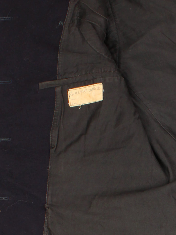 US Navy Pea Coat aus dem Zweiten Weltkrieg mit 10 Knöpfen (Größe XS)