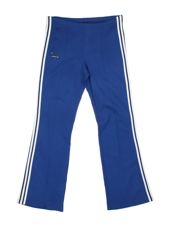 80's Adidas Flared Tracksuit Bottoms (Size XL)