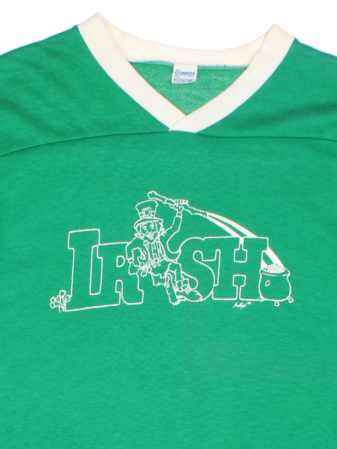 70's Irish Graphic T-Shirt (Size XS)
