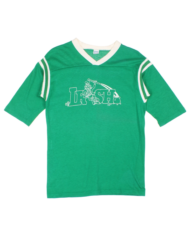 70's Irish Graphic T-Shirt (Size XS)