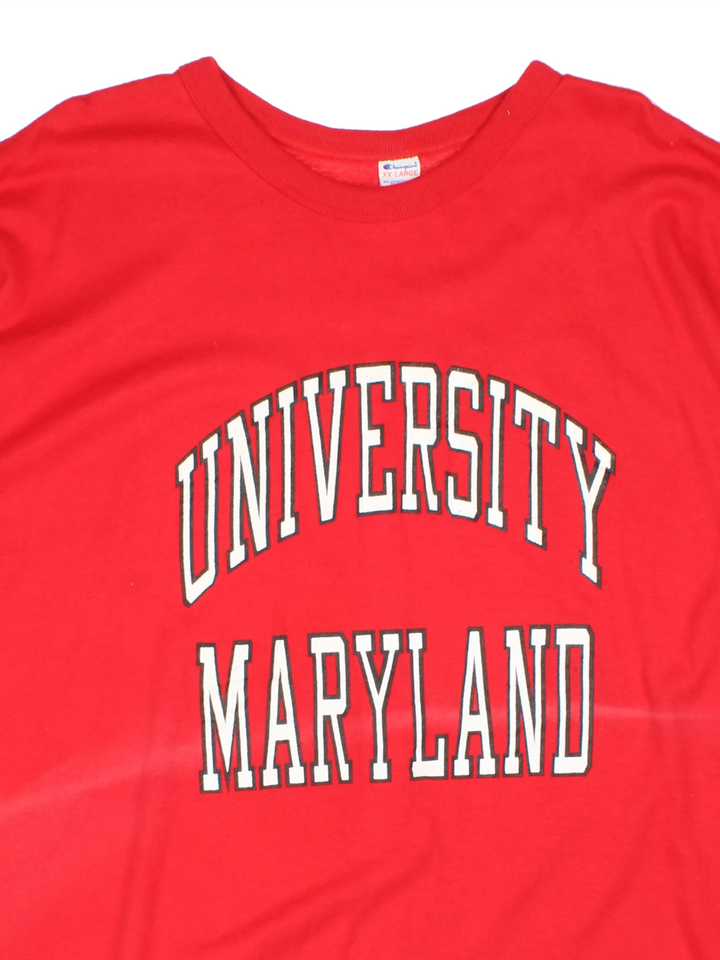 70'S Champion University Maryland  T-Shirt (Size XL)