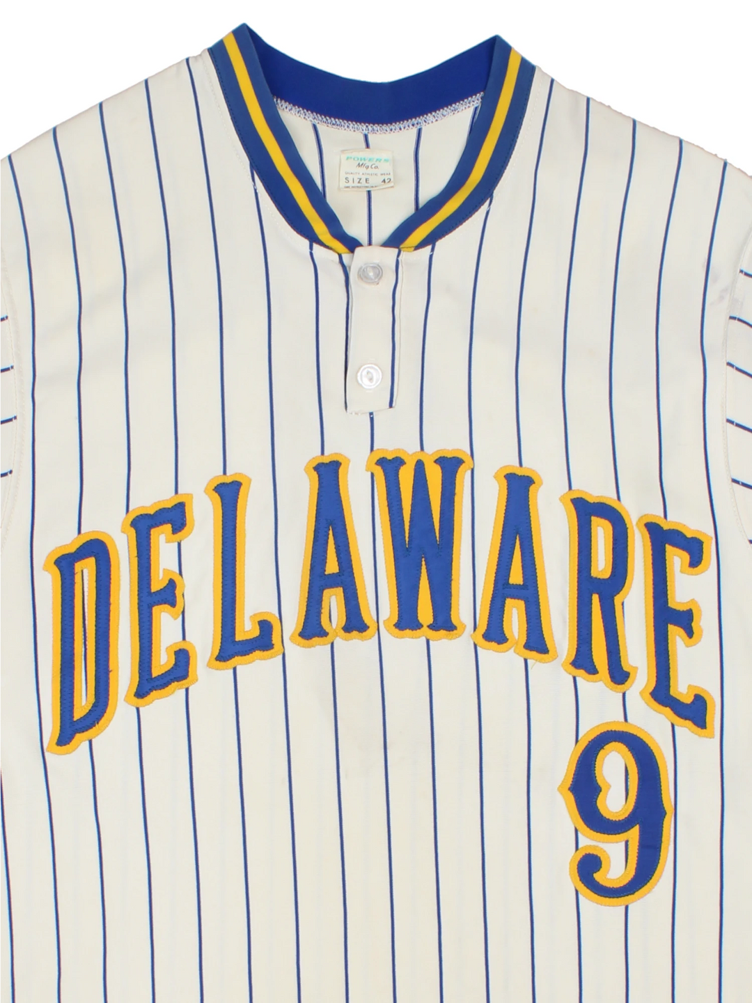 Delaware Fightin' Blue Hens Baseball Jersey (Size S) - VintageFolk