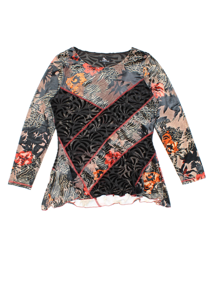 Y2K Patchwork Top (Size M)