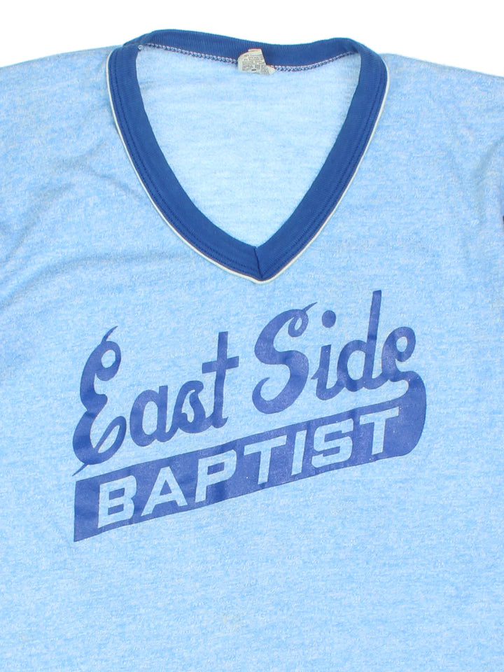 Vintage East Side Baptist Graphic  T-Shirt (Size XXS)