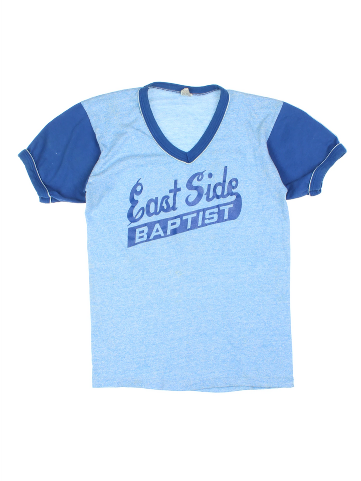 Vintage East Side Baptist Graphic  T-Shirt (Size XXS)