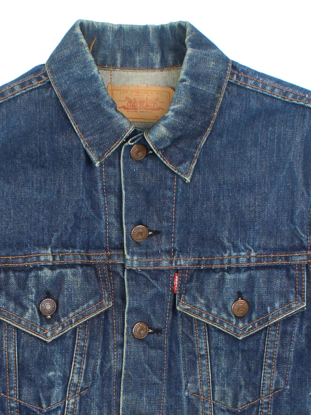 70's Levi Strauss Big E Type III Denim Jacket (Size XS)