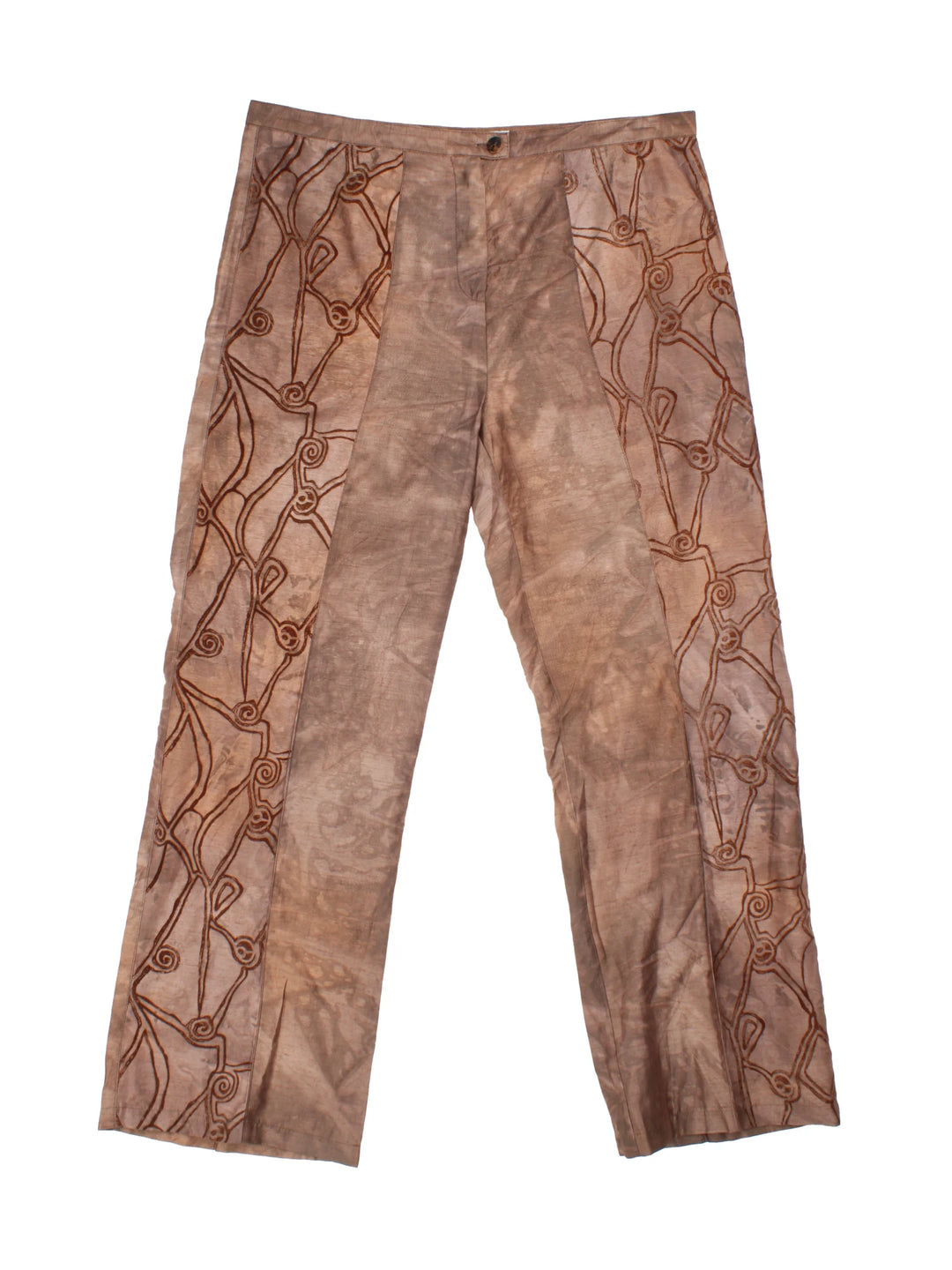 Y2K Embroidered Trousers (Size XXL)