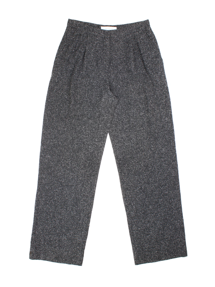90's Wool Speckled Trousers (Size L)
