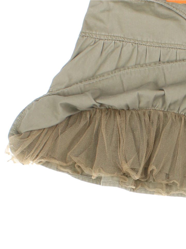 Y2K Layered Mini Skirt (Size M)