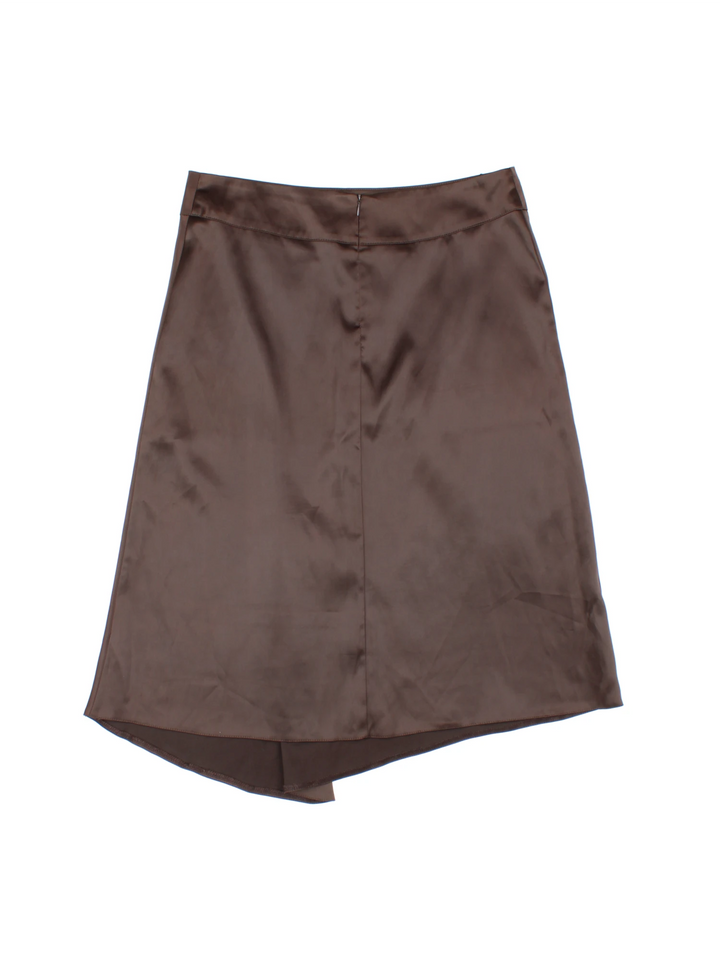 Y2K Embellished Asymmetrical Midi Skirt (Size XL)