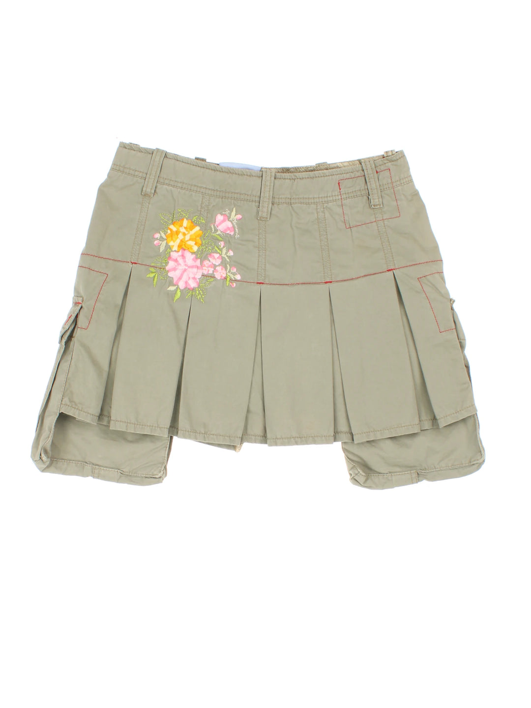 Y2K Cargo Mini Skirt (Size L)