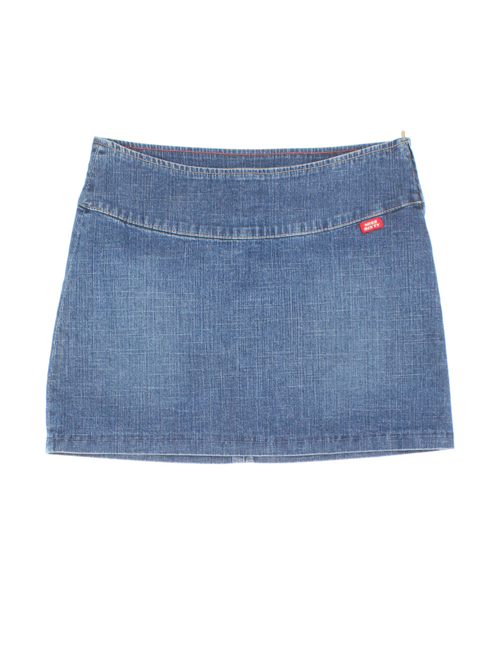 Y2K Miss Sixty Denim Mini Skirt (Size M)