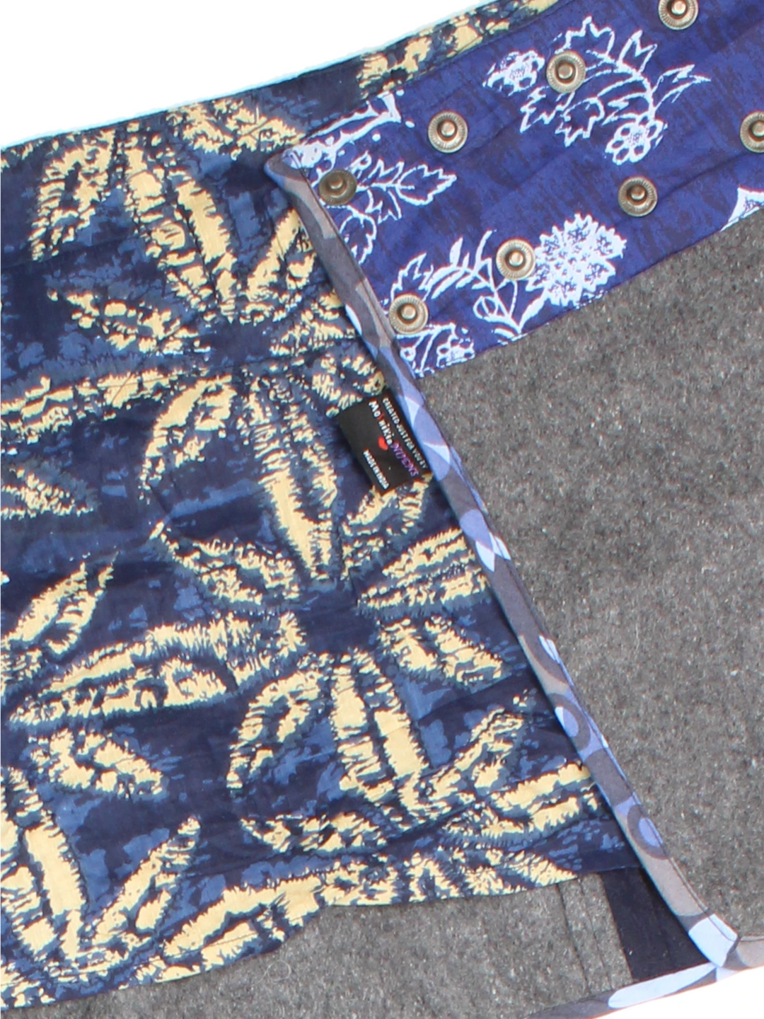 Y2K Moshiki Festival Wrap Mini Skirt (Size XL)