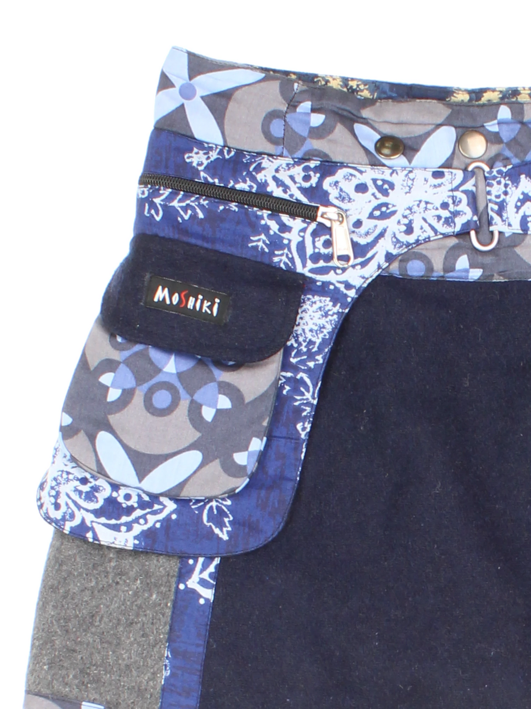 Y2K Moshiki Festival Wrap Mini Skirt (Size XL)