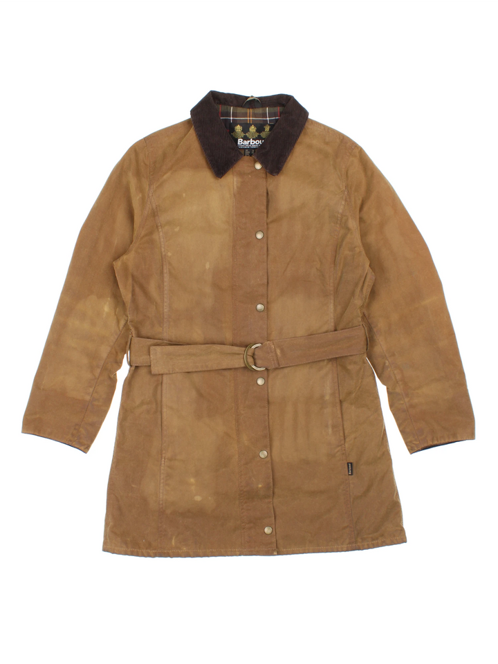 Barbour Newmarket Belted Wax Jacket (Size M)