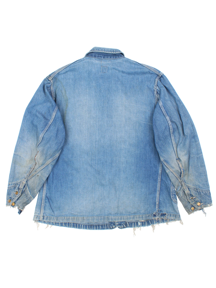 60s Lee 91-J Jelt Denim Chore Jacket (Size XL)