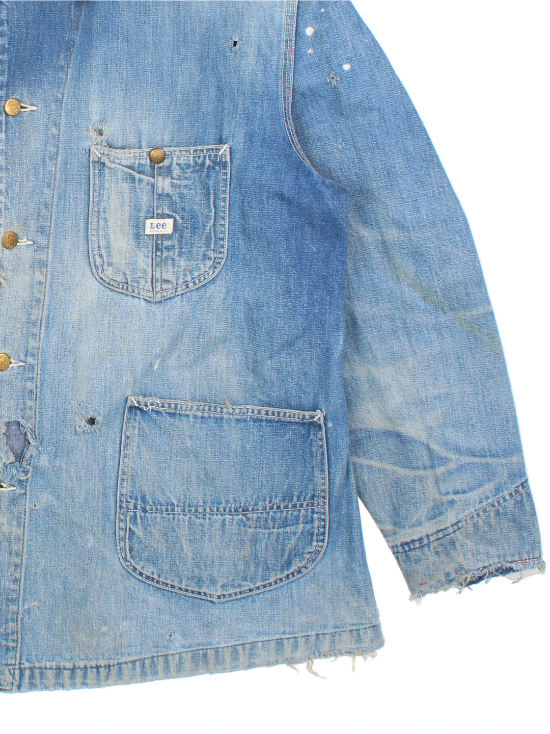 60s Lee 91-J Jelt Denim Chore Jacket (Size XL)