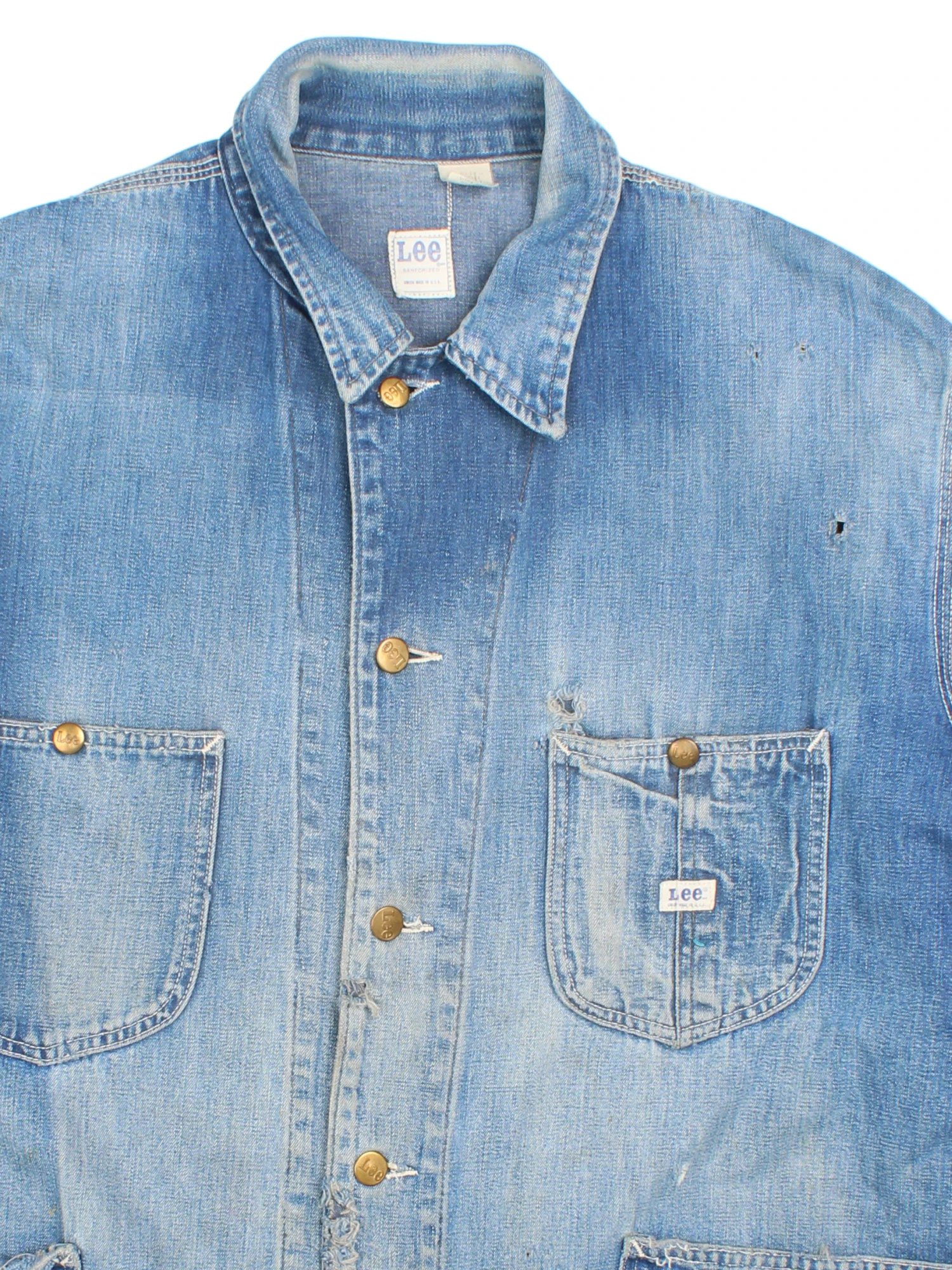 Lee Vintage Denim Jacket 91-J Chore – 60s JELT LEE Jelt (Size XL 