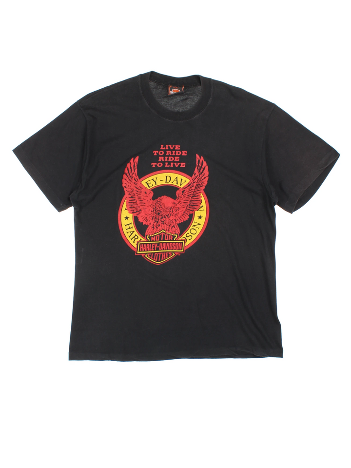 Harley-Davidson Live to Ride, Ride to Live T-Shirt (Size M)