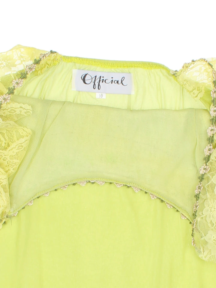 Y2K Embellished Top (Size XXS)