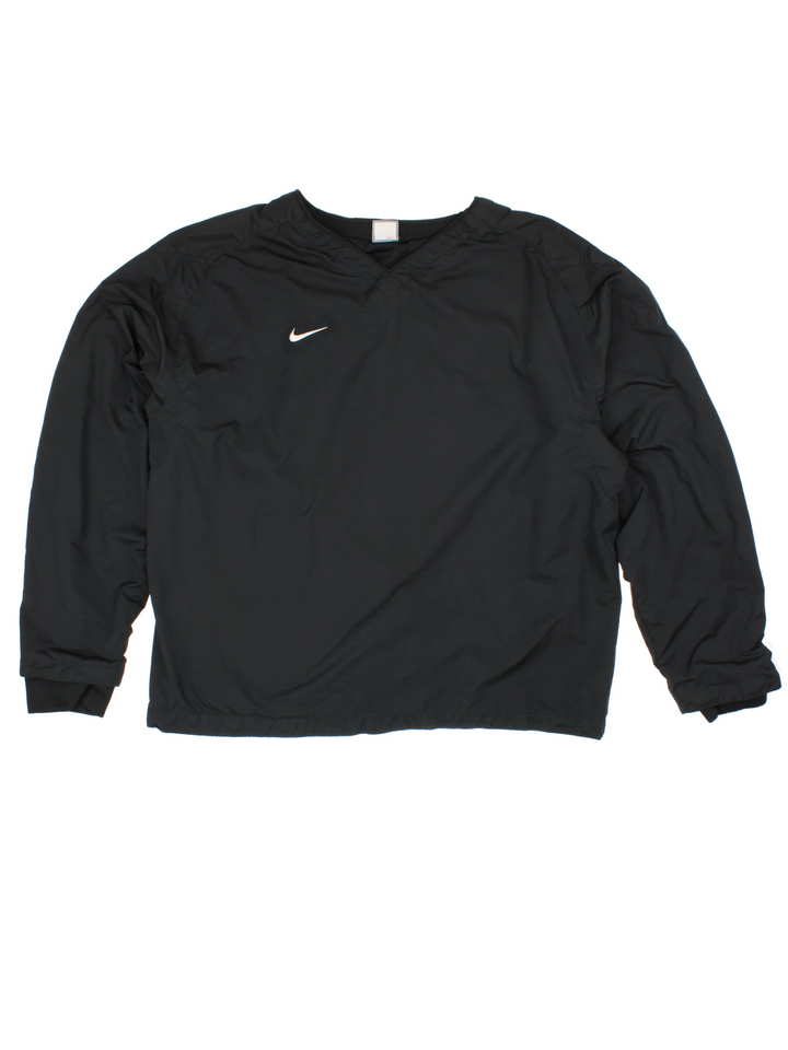 90's Nike Swoosh Drill Top (Size XXL)