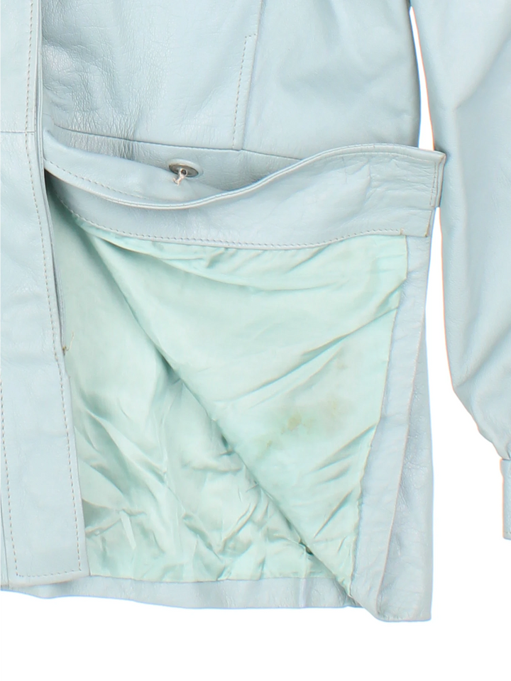 Vintage 80's Leather Jacket (Size M)