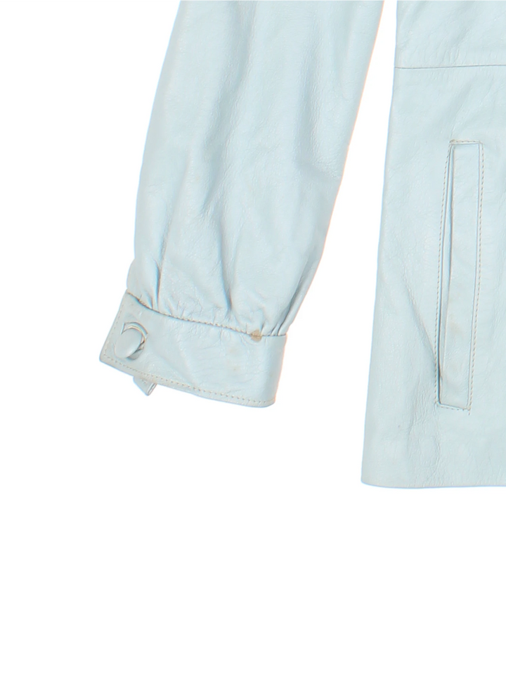 Vintage 80's Leather Jacket (Size M)