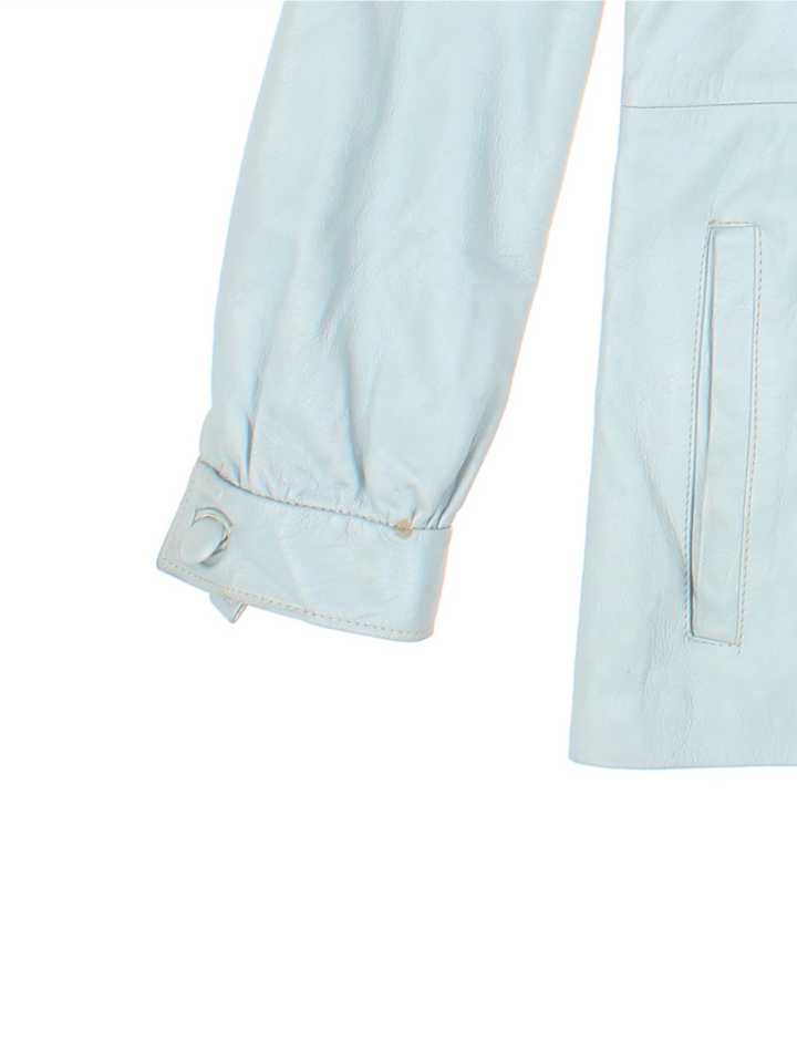 Vintage 80's Leather Jacket (Size M)