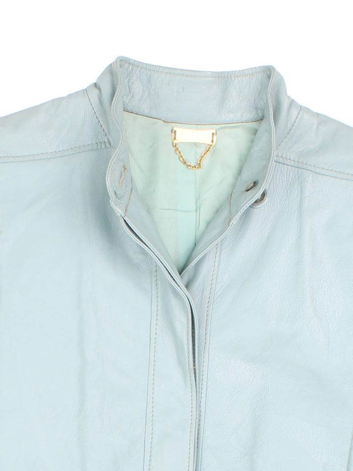 Vintage 80's Leather Jacket (Size M)