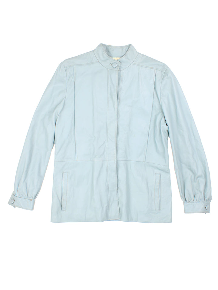 Vintage 80's Leather Jacket (Size M)