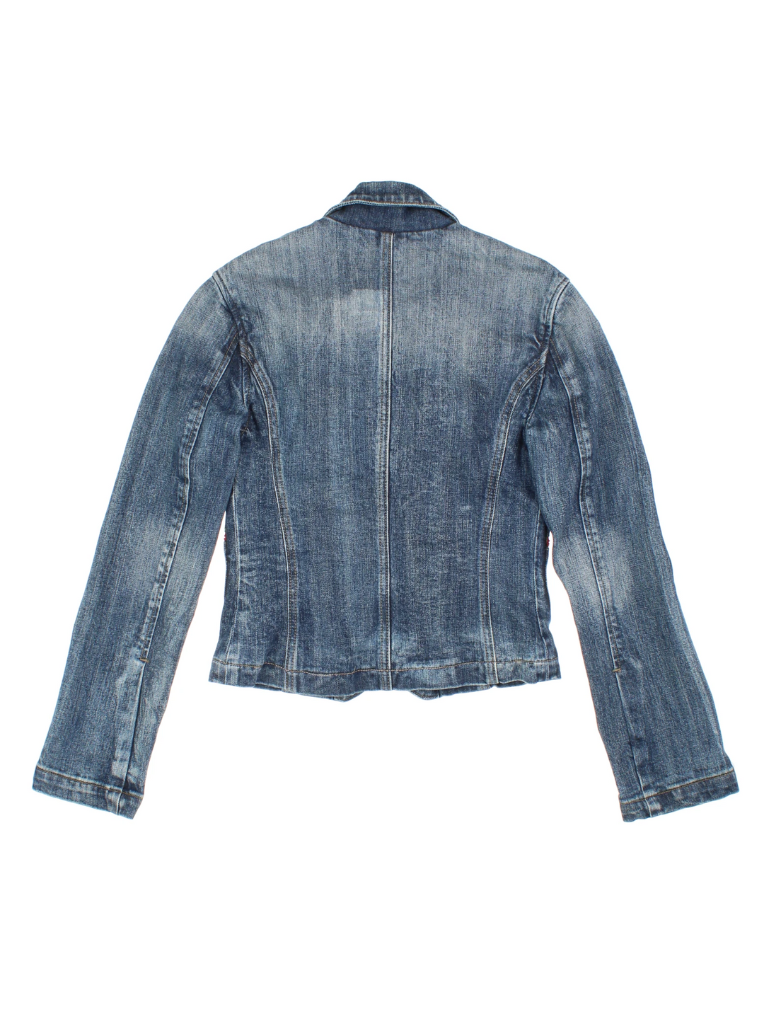 Y2K Denim Blazer (Size XXS)