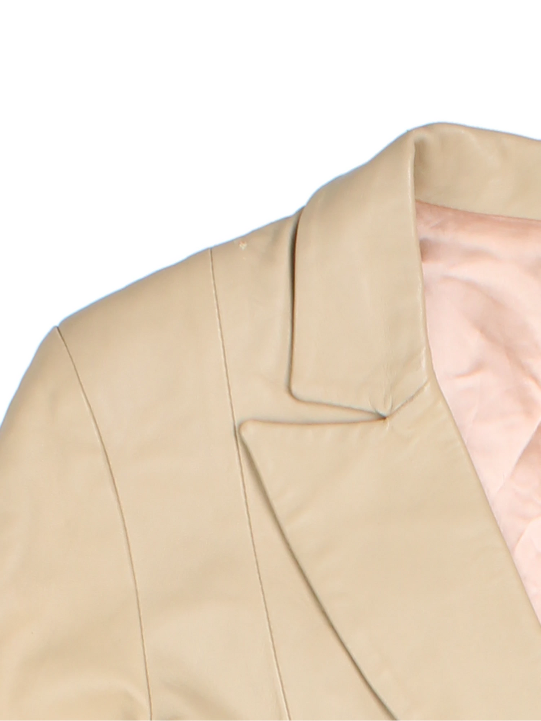 Vintage Leather Trench Coat (Size XS)