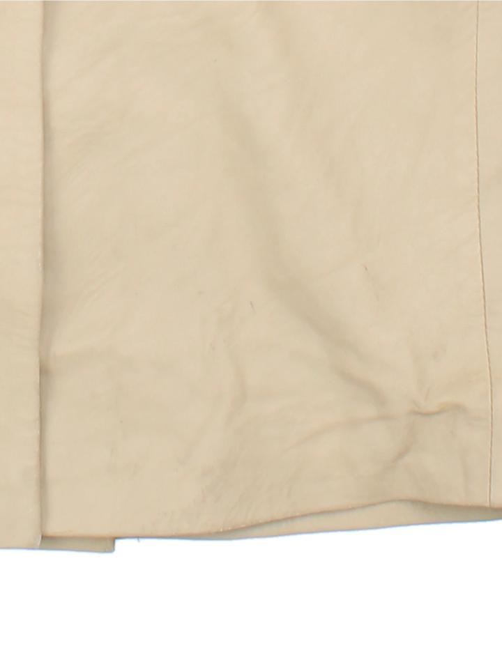 Vintage Leather Trench Coat (Size XS)