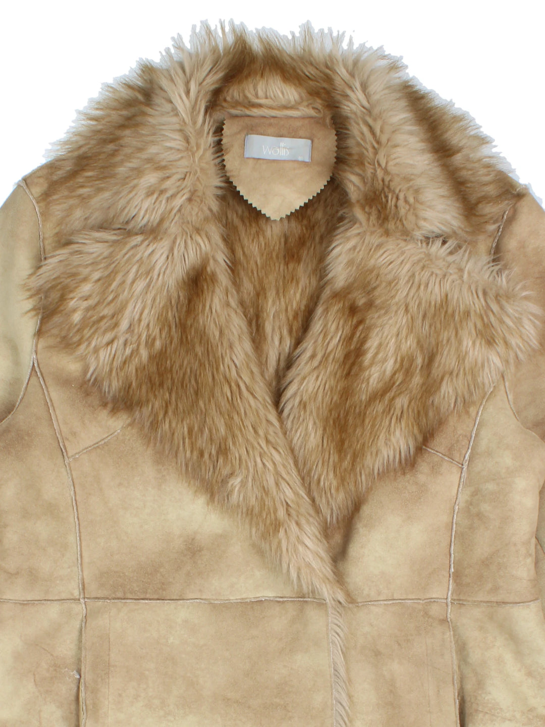 Y2K Faux Fur/Suede Coat (Size M)