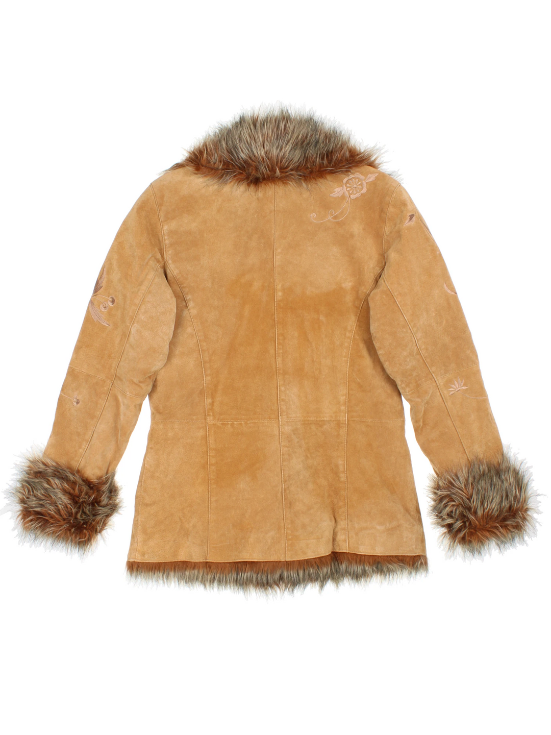 Y2K Embroidered Afghan Coat (Size S)