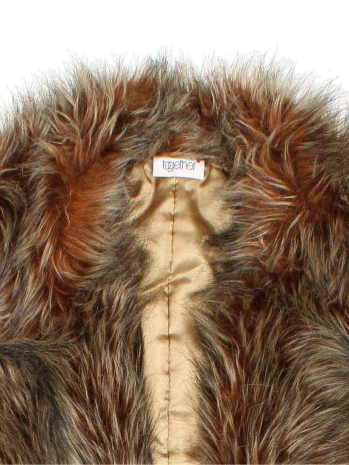 Y2K Embroidered Afghan Coat (Size S)